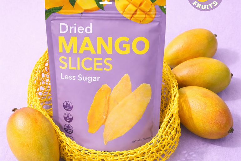 Dried Mango Slices - Less Sugar