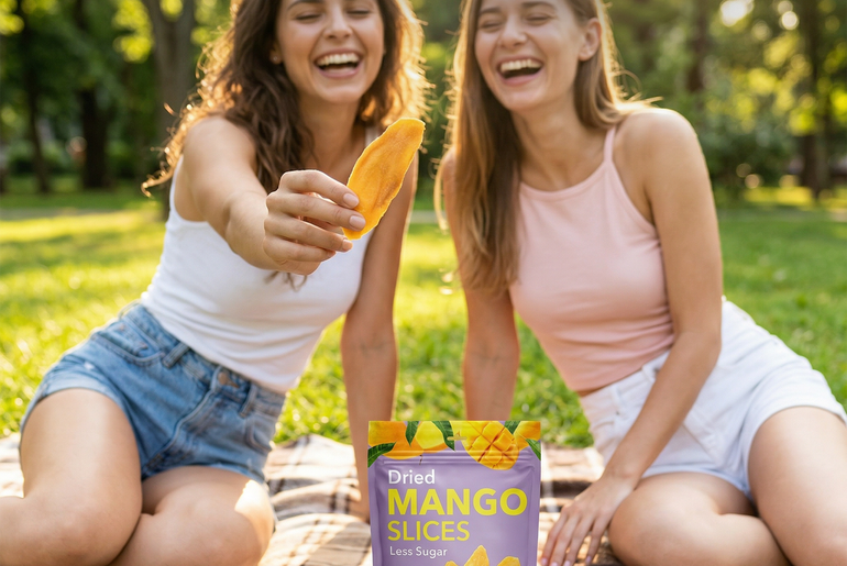 Dried Mango Slices - Less Sugar