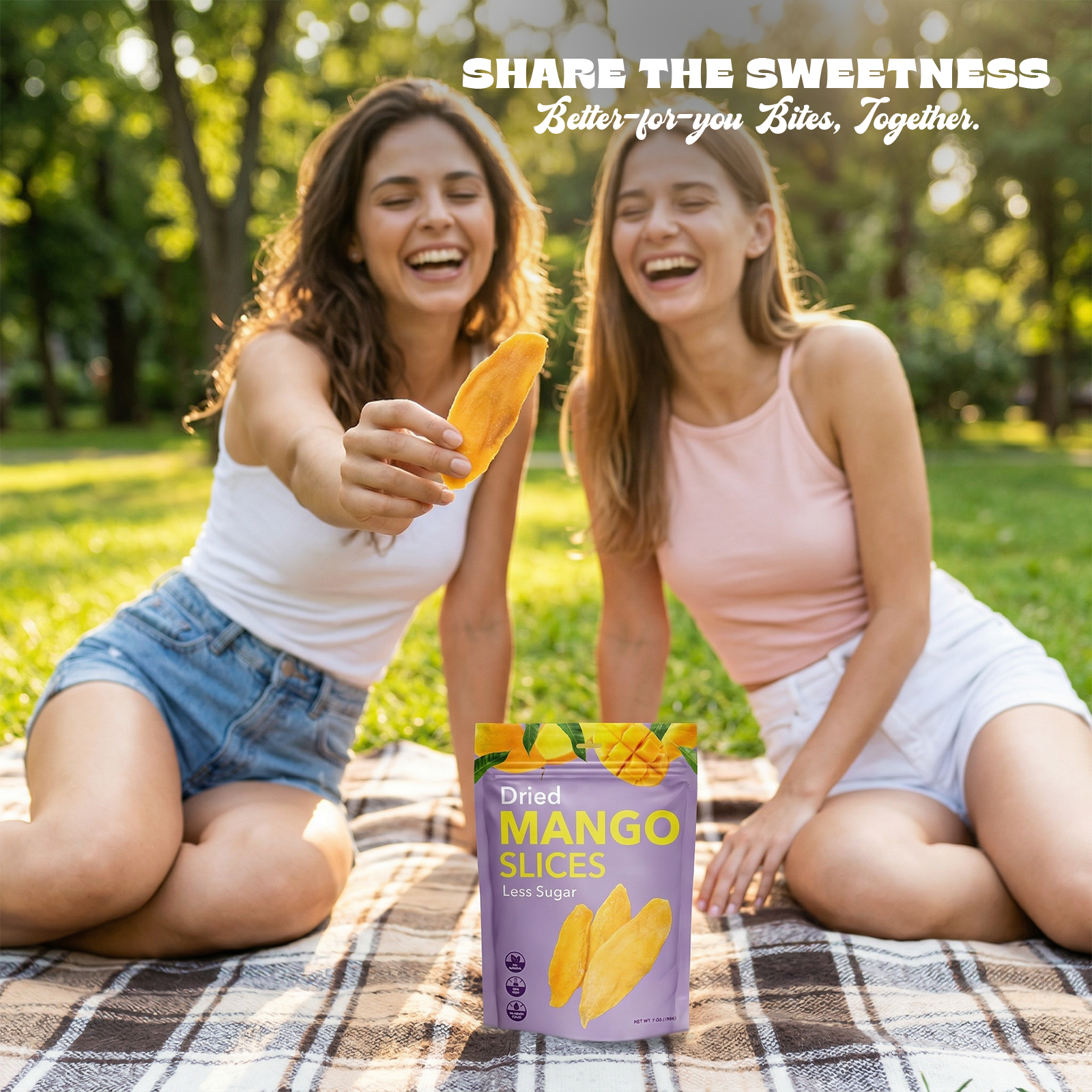 Dried Mango Slices - Less Sugar