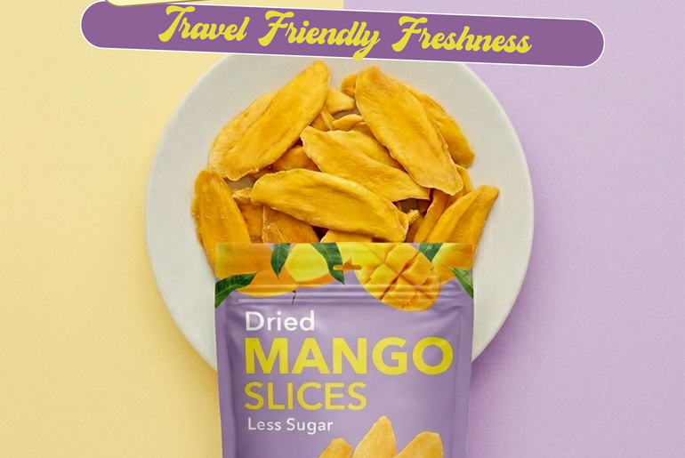 Dried Mango Slices - Less Sugar