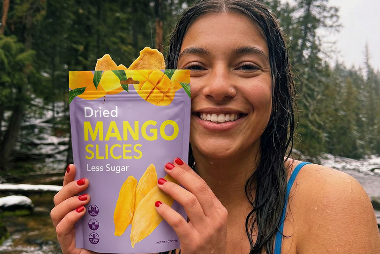 Dried Mango Slices - Less Sugar