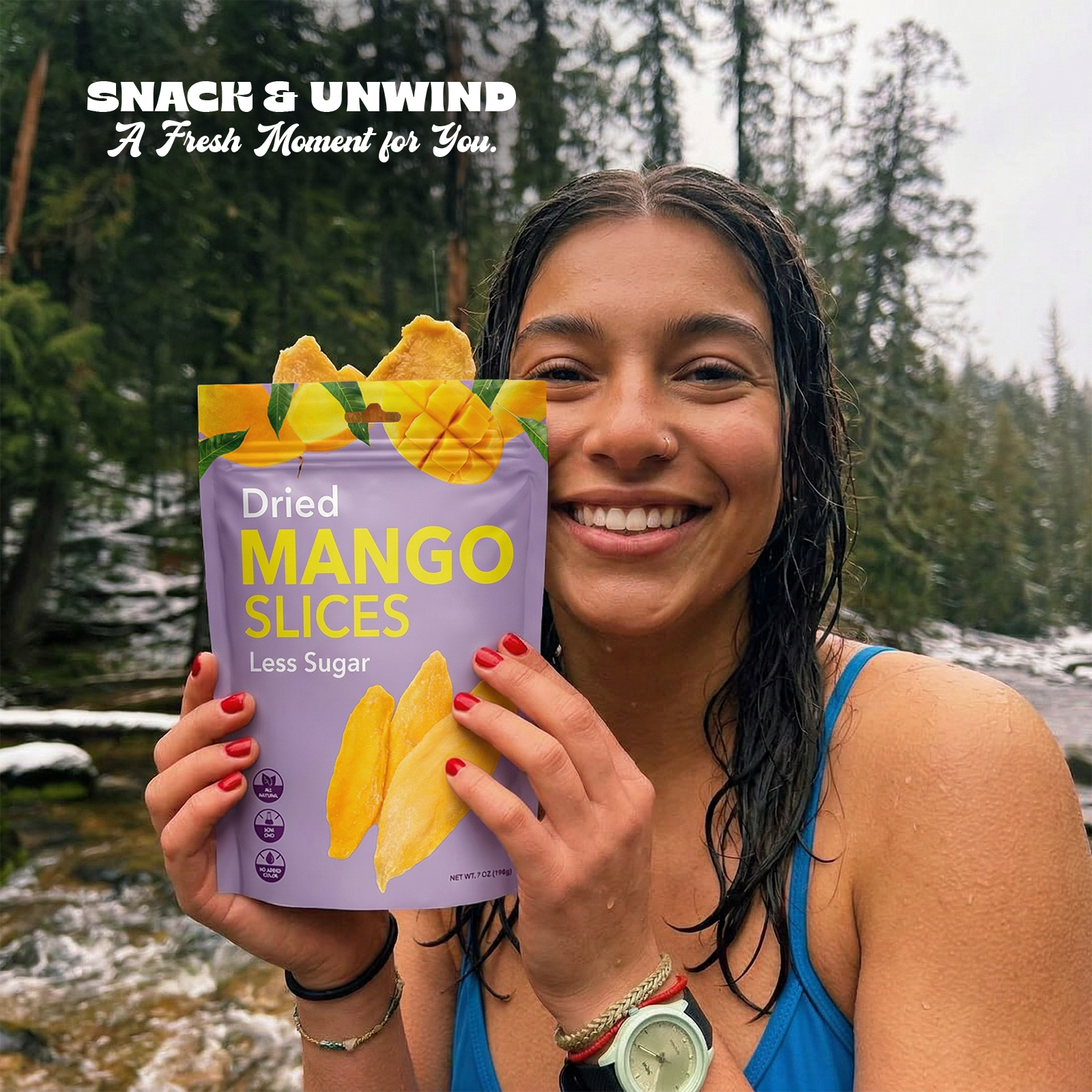 Dried Mango Slices - Less Sugar