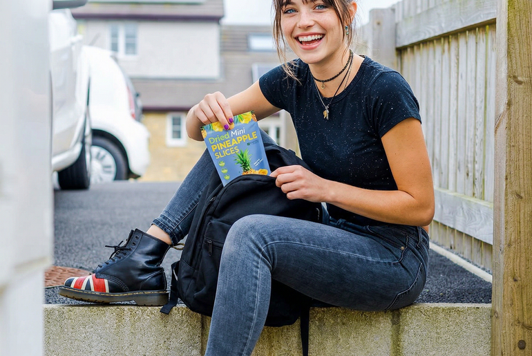 Hashtag Munch Dried Mini Pineapple Slices