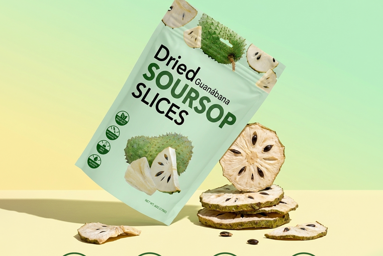 Dried Guanabana Soursop Slices
