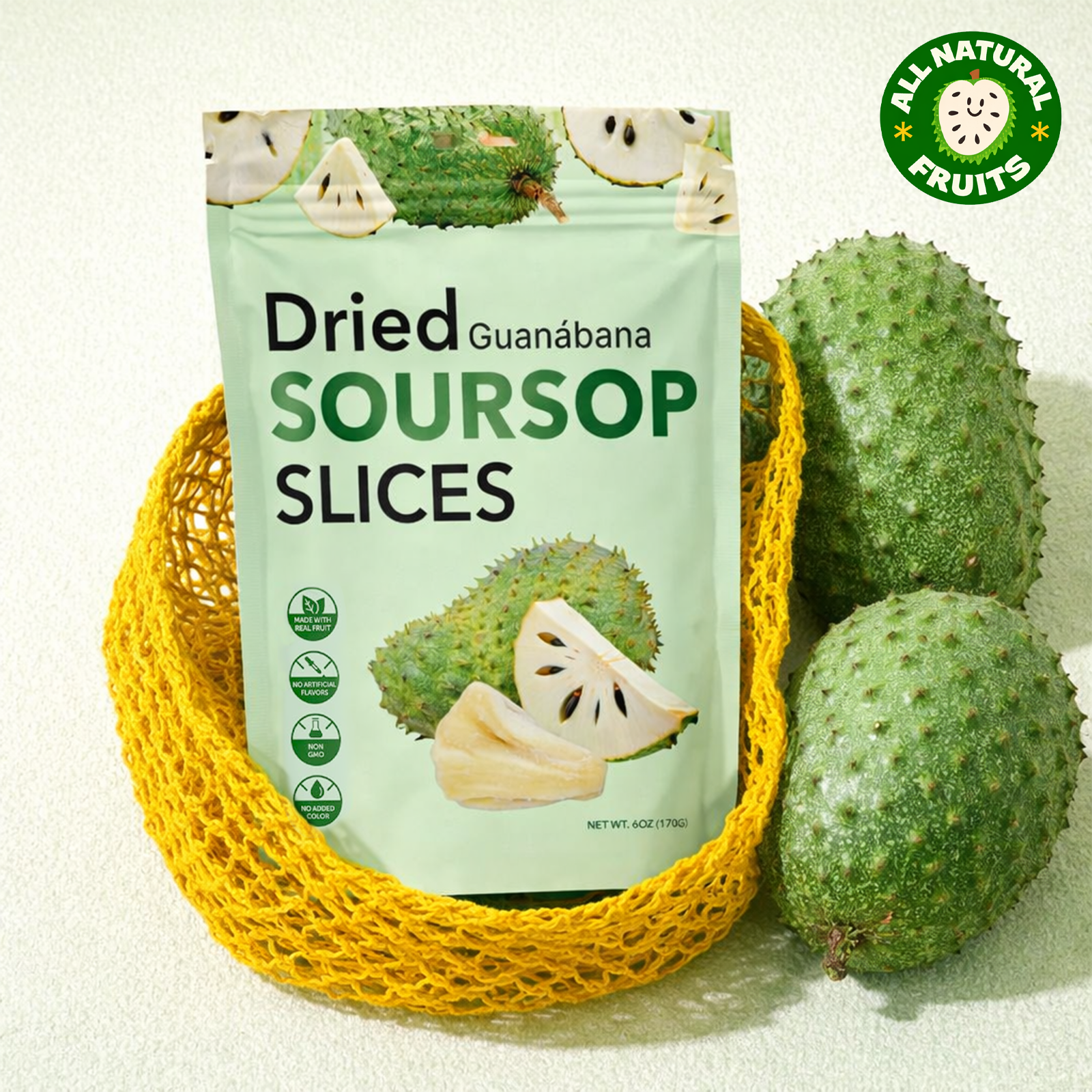 Dried Guanabana Soursop Slices