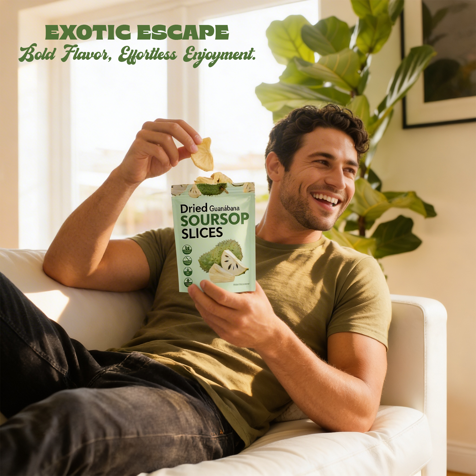 Dried Guanabana Soursop Slices