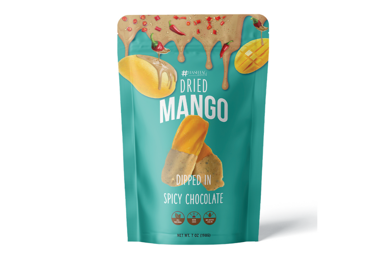 Dried Mango Dipped in Spicy chocolate