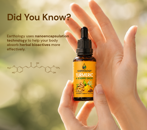 Earthology Turmeric + 4 Herbs Drops