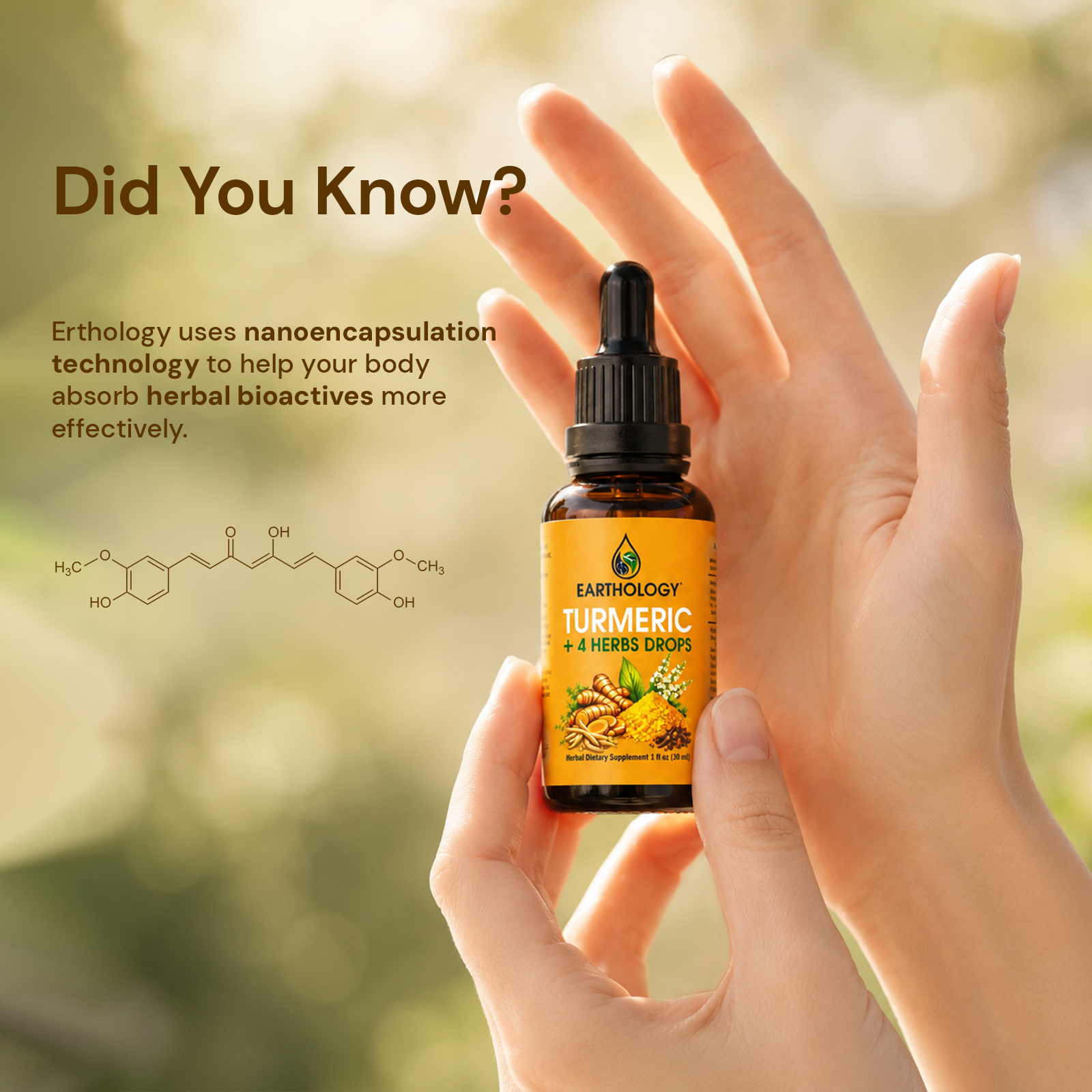 Earthology Turmeric +4 Herbs Drops