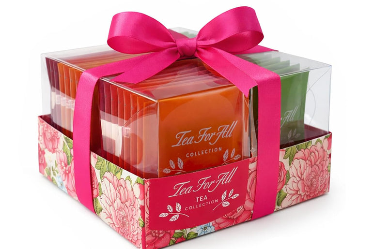 Tea for All Fruit Tea Set Sampler 48 Tea Bags Assorted Variety Pack